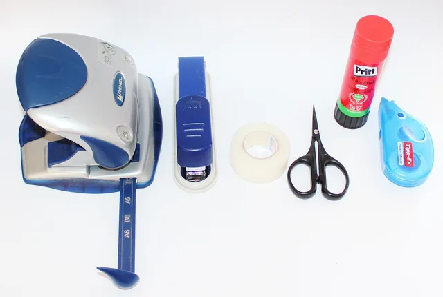 office, office accessories, office supplies, perforator, tacker, scissors, glue stick, correction tape, seminar, glue stick, glue stick, glue stick, glue stick, glue stick, correction tape, seminar. Checklist for invoices and receipts software covering correction, part-payment and export