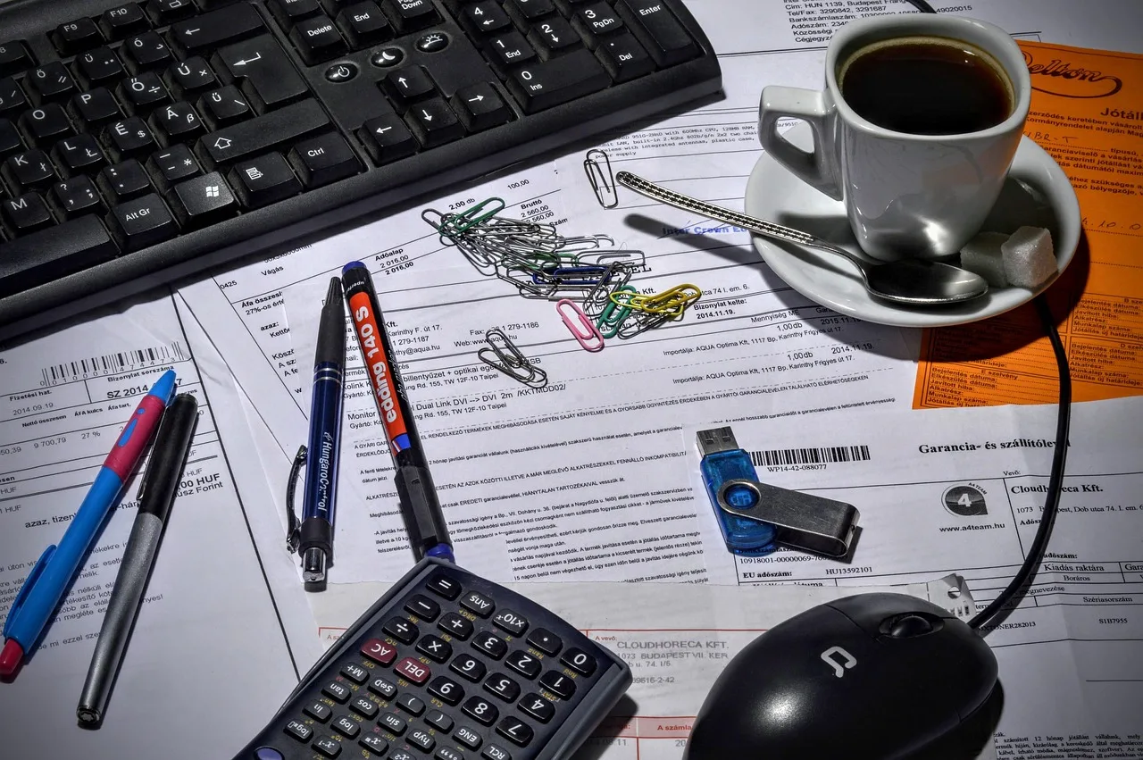 bookkeeper, accountant, office, coffee, calculator, keyboard, pen, usb drive, invoice, company, paperwork, administration, accounting, work, desk, profit, paper, mouse, document, financial, finance, business, accountant, invoice, invoice, invoice, administration, administration, administration, administration, administration, accounting, accounting, accounting. Invoice and receipt formatting: four zones, labels and the file to send